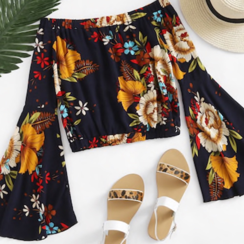 Floral Crop Top